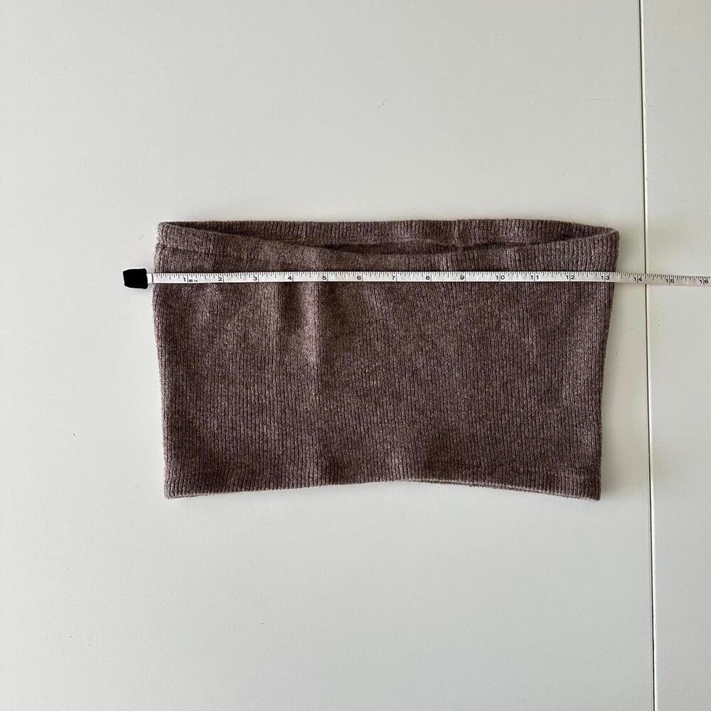 handmade brown knit bandeau - Picture 6 of 8
